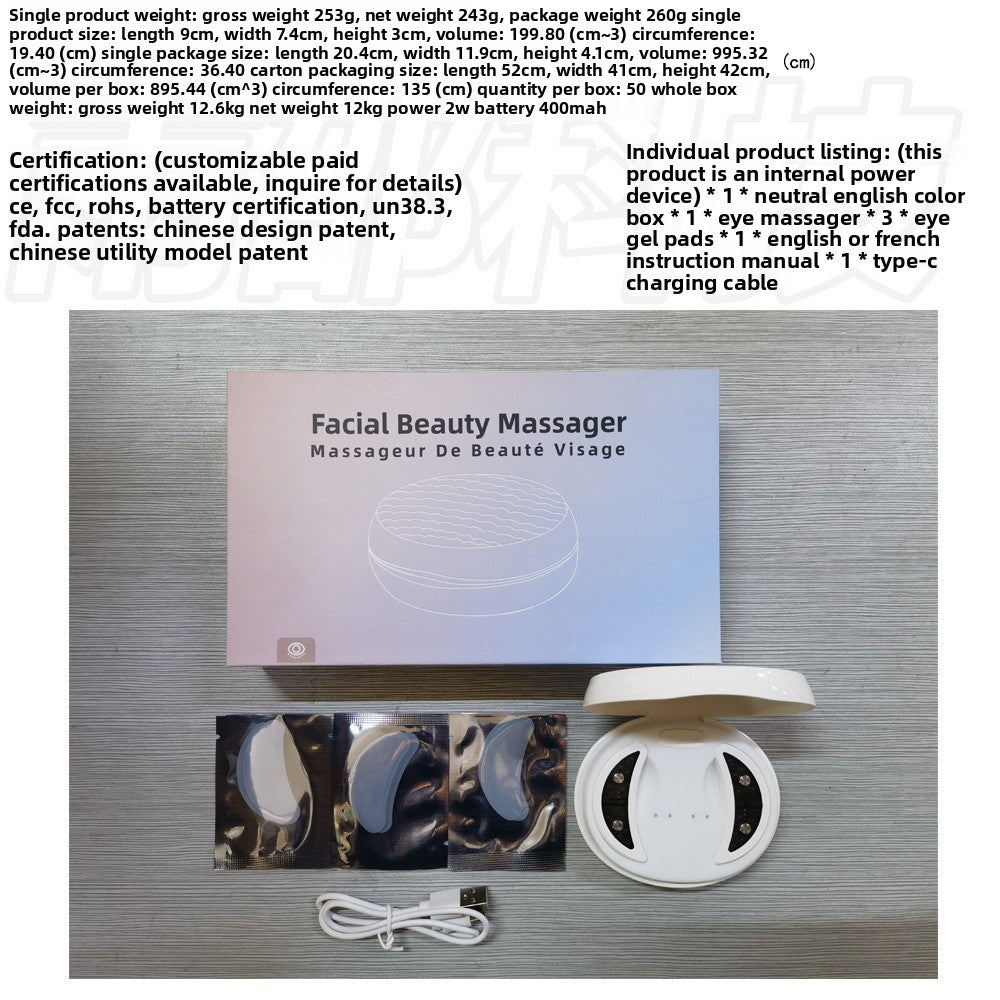 Red Light EMS Eye Massage Device