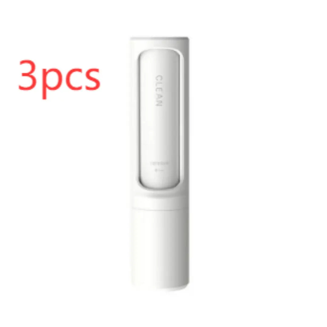 2-1 Reusable Pet Hair Remover Brush Lint Roller Portable Effective Self Cleaning Tool for Cat Dog Fur Hair Dust Removal Brush Acme