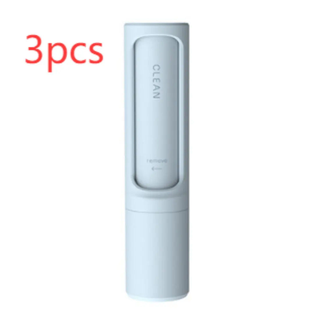 2-1 Reusable Pet Hair Remover Brush Lint Roller Portable Effective Self Cleaning Tool for Cat Dog Fur Hair Dust Removal Brush Acme