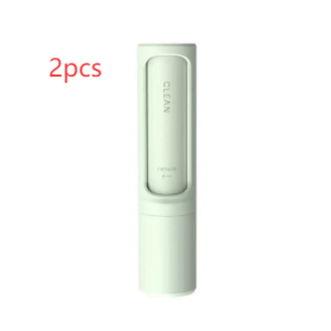 2-1 Reusable Pet Hair Remover Brush Lint Roller Portable Effective Self Cleaning Tool for Cat Dog Fur Hair Dust Removal Brush Acme
