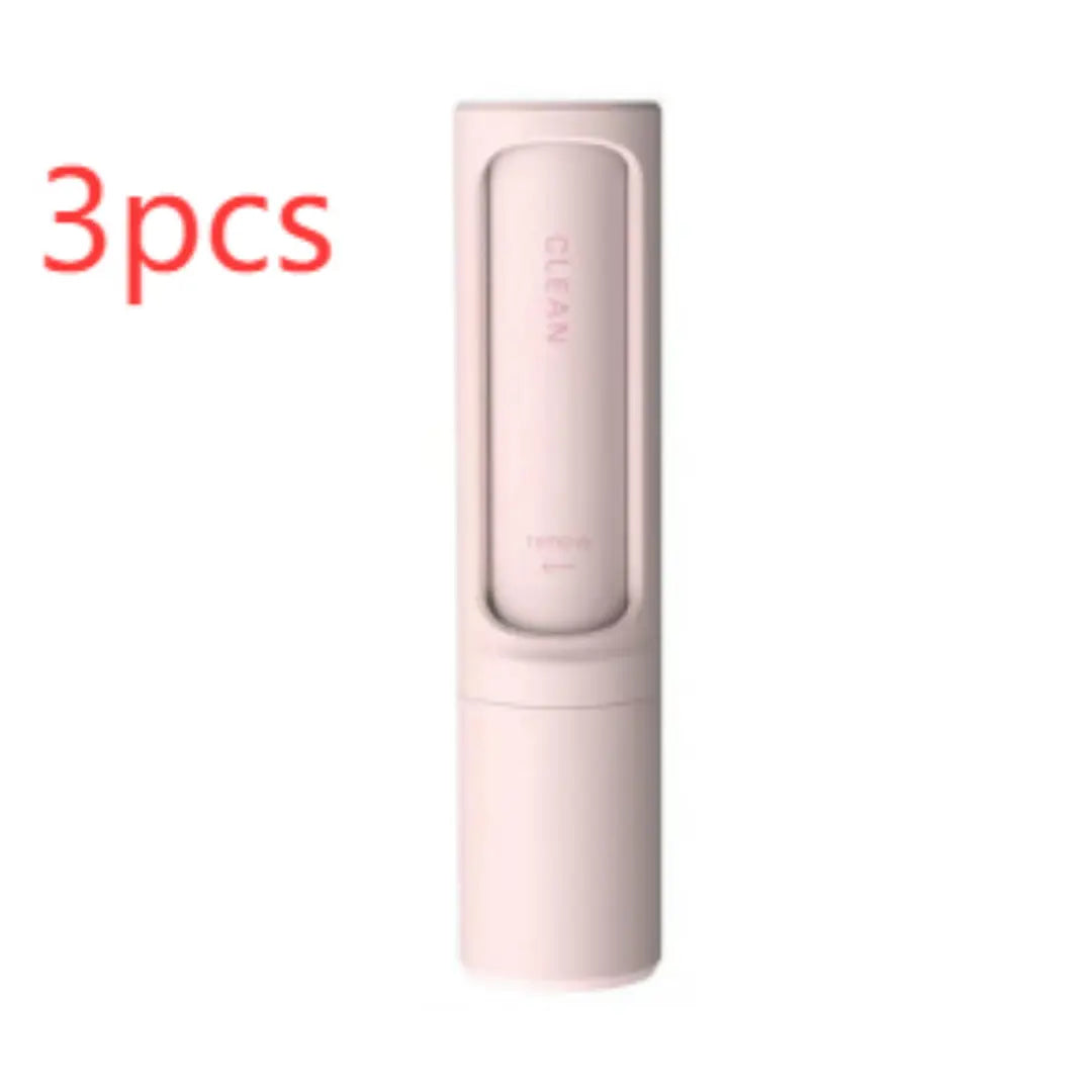 2-1 Reusable Pet Hair Remover Brush Lint Roller Portable Effective Self Cleaning Tool for Cat Dog Fur Hair Dust Removal Brush Acme