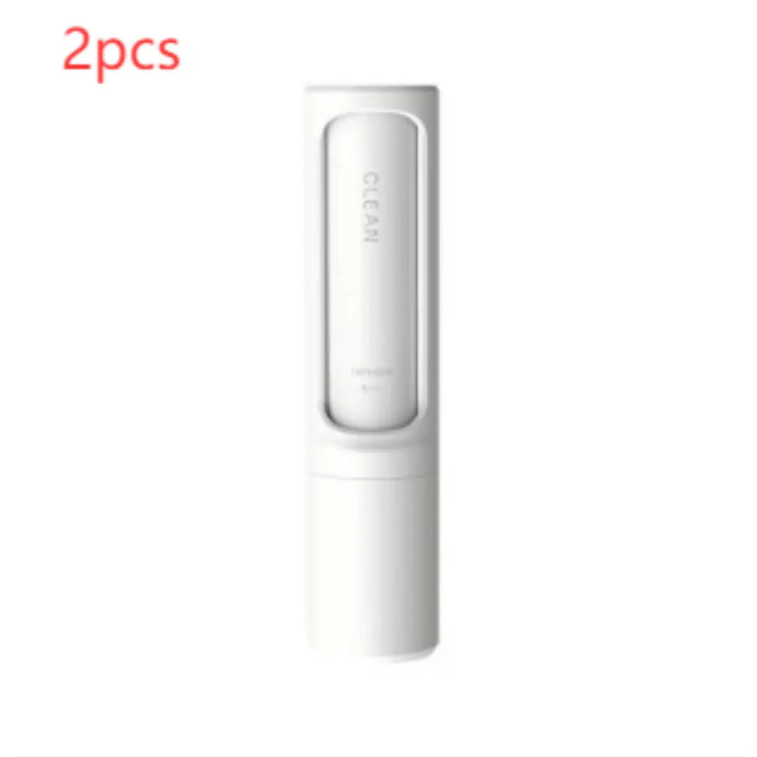 2-1 Reusable Pet Hair Remover Brush Lint Roller Portable Effective Self Cleaning Tool for Cat Dog Fur Hair Dust Removal Brush Acme